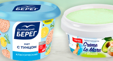 ТОО «ТК Пищевик» представляет новые продукты от «Балтийский берег»: риет с тунцом и паста с авокадо для вашего ассортимента