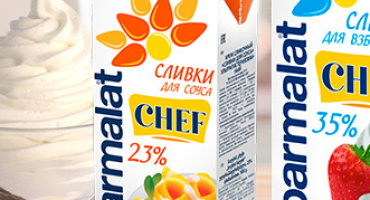 Сливки "Parmalat Chef". Идеальные сливки для взбивания!