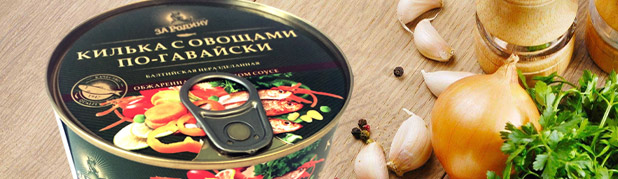 Килька балтийская по-гавайски